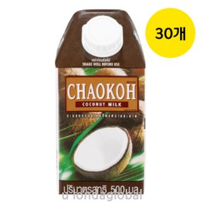 차오코 코코넛 밀크 태국 음료 베이스 500ml 30개