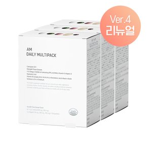 [에이엠 코스메틱] 안티에이징 종합영양제 에이엠 데일리 멀티팩 3BOX (3개월분)