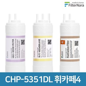 청호나이스 CHP-5351DL 휘카페4 엣지 고품질 정수기 필터 호환