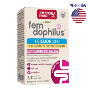 [해외직구]자로우 펨 도피러스 여성 유산균 10억, 30정