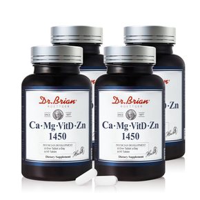 칼슘+마그네슘+비타민D+아연 1450 90정X4통(12개월분)/칼마디