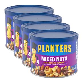 [해외직구] Planters 플랜터스 솔티드 믹스 넛 견과류 292g 4팩