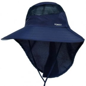 YCA023.배색메쉬 햇빛가리개 등산모자 남자 여름 작업 농사 모자