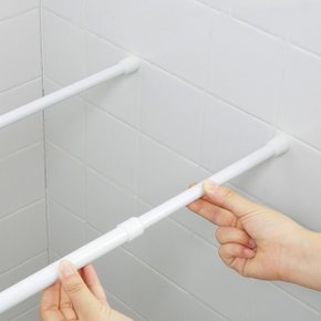 코어 욕실 샤워 커튼봉 압축봉 (70~120cm)