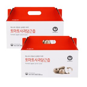 [경상북도][김재식헬스푸드] 토마토 사과 당근즙 100ml 30팩 2박스 (총60팩)