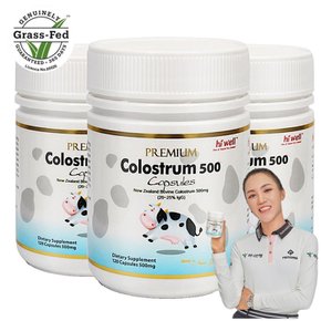 초유 500 120캡슐 3개 뉴질랜드 초유 단백질 분말 파우더 Colostrum 락토페린 어린이 성인