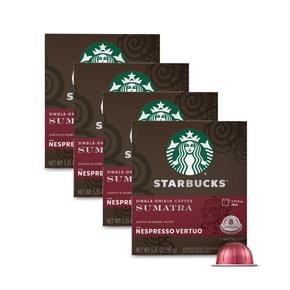[해외직구] Starbucks 스타벅스 네스프레소 버츄오캡슐 수마트라 스벅커피 8입 4팩