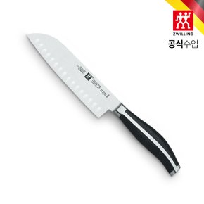 [즈윌링] 트윈 퀴진 산토쿠 나이프 할로우 엣지 18cm (HK30348-181)