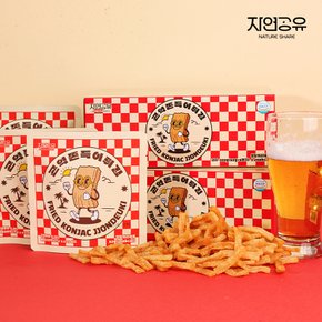 [자연공유] 곤약 쫀득이 튀김 50g 매콤 라면맛 시즈닝 6봉입 1박스