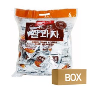 크리스피 허니 눈꽃 쌀과자 간식 스낵 대용량 4봉 1박스
