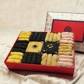 한국전통과자 다과 전통한과 한지선물세트中