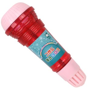 R 그랜드 에코 마이크 빨강 (ws309d red) 노래방 마이크 장난감