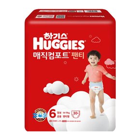 하기스 매직컴포트 팬티 공용 6단계 점보 30p
