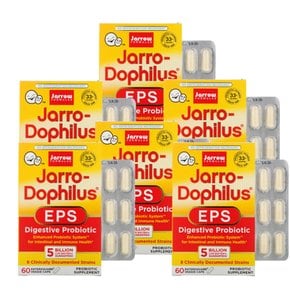 자로우포뮬라 프로바이오틱 50억 Jarro-Dophilus EPS 소화촉진 베지 캡슐 60정 6통