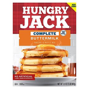 헝그리잭 컴플리트 버터밀크 팬케익 와플 믹스 Hungry Jack Pancake Waffle Mix 907g