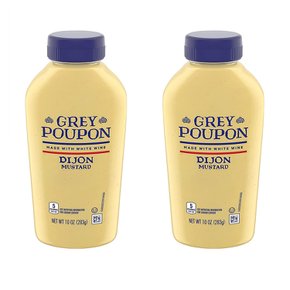[해외직구]그레이 푸폰 디종 머스타드 283g 2팩 Grey Poupon Dijon Mustard 10oz
