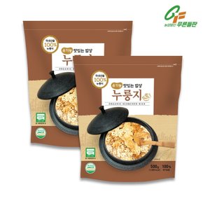 [G]푸른들판 유기농 맛있는밥상 누룽지 500g x 2개
