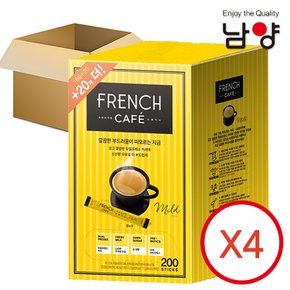 [남양] 프렌치카페  커피믹스 180T+20T X 4개 한박스 총800T/마일드커피