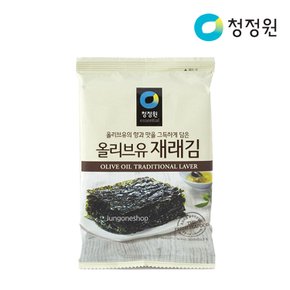 청정원 올리브유 재래김 5g*9봉 x5개