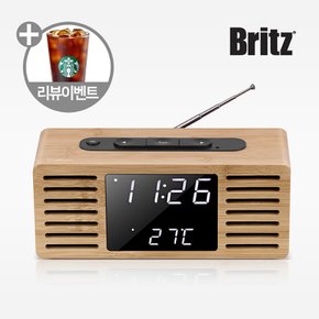 BZ-E2R 효도 소형 FM 라디오 무소음 탁상용 알람 시계