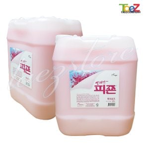 피죤 핑크 말통20L 대용량 섬유유연제 리필