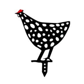 닭장식 작품 오브제 소품 야외 조각상 가꾸기 정원 관리 닭인형 장식품 가드닝 인형
