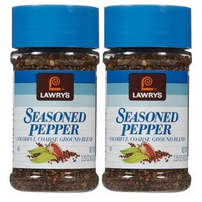 [해외직구]Lawry`s Seasoned Pepper 로리스 시즌드 페퍼 코어스 그라운드 블렌드 2.25oz(63g) 2팩