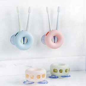 파스텔 도넛 칫솔걸이 칫솔꽂이 거치대 욕실용품