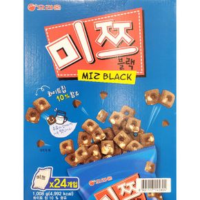 미쯔 초코 과자 스낵 간식 42g x 24입