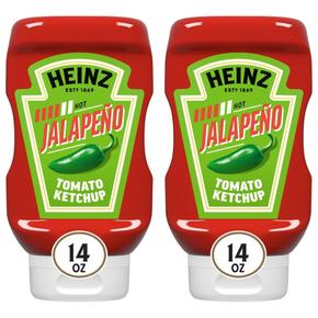 [해외직구] Heinz 하인즈 할라피뇨 토마토 케첩 397g 2팩