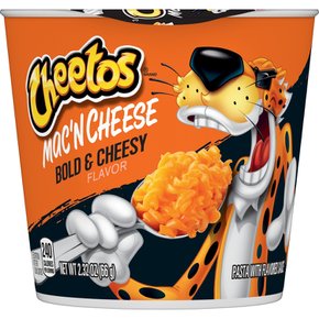 Cheetos치토스 (4팩) 맥앤 치즈, 볼드 앤 치즈 플레이버 소스, 66g