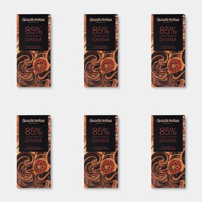 스페인 초콜릿 아마틀러 85% 코코아 다크초콜릿 바 가나 70g 6개