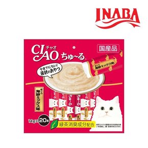 낱개포장 고양이 일본 츄르 참치 해산물 믹스 20개입