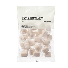 일본 무인양품 더블초코 마쉬멜로우 136g