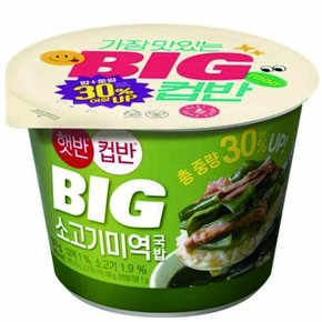 CJ 컵반 BIG 소고기미역국밥 311g 6개