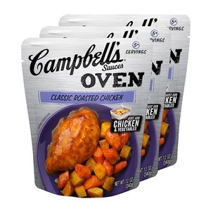 캠벨 오븐 클래식 로스트 치킨 소스 Oven Sauces Classic Roasted Chicken 340g 3개