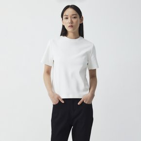 여 헤비 코튼 반팔 티셔츠(WHITE / ORANGE / KHAKI / BLACK)
