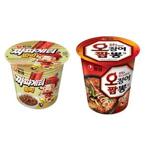 농심 소컵 오징어짬뽕x12컵+짜파게티 범벅x12컵 무료배송
