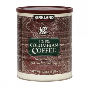 커클랜드 시그니처 콜롬비안 커피 (파우더) 1.36kg