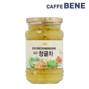 [카페베네] 국산 벌꿀이 함유된 깊고 진한 과일청 제주청귤차 480g