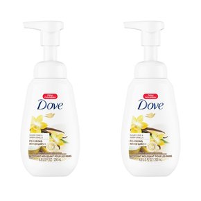 [해외직구]도브 포밍 핸드워시 슈거 바닐라 400ml 2팩/ Dove Foaming Hand Wash Sugar Vanilla 13.5oz