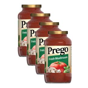 [해외직구] Prego 프레고 프레쉬 머쉬룸 토마토 스파게티 소스 680g 4팩