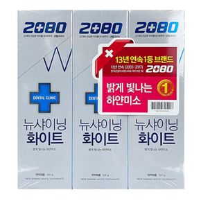 IS-SA 뉴샤이닝 화이트치약 2080 120G 3입