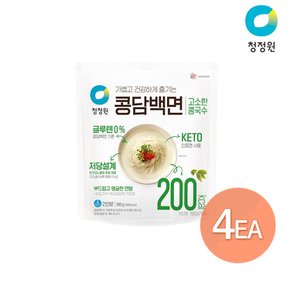 (G) [3+1 무료배송] 청정원 콩담백면 콩국수(2인) 380g