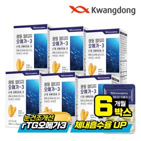 알티지 오메가3 비타민E 30캡슐 6박스 / 비타민D