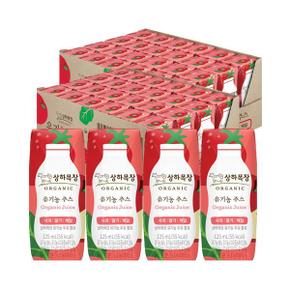 상하목장 유기농주스 사과딸기케일 125ml 48팩