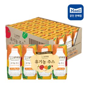 상하목장 유기농주스 사과오렌지케일 125ml 48팩