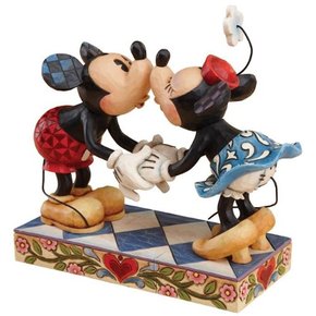 Enesco Disney Traditions & Mickey and Minnie Mouse Kissing [] 디즈니 전통 입상 피규어 미키