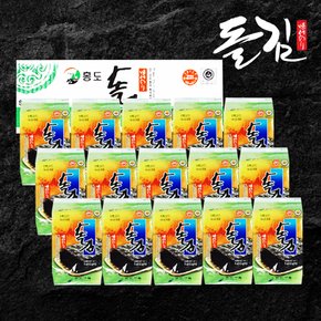맛있는 프리미엄 홍도 돌김 선물세트 1호 (대15봉)