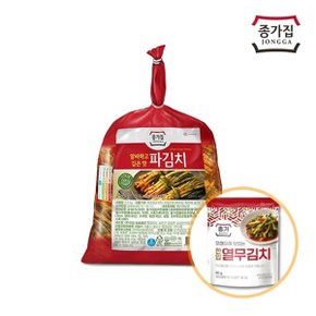[종가] 국산 파김치 2.5kg +열무김치 80g